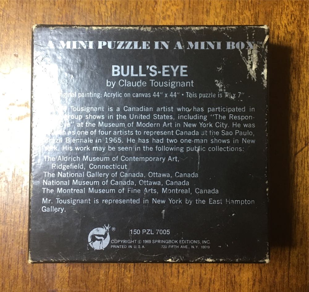 Bull’s-Eye - Mini - Springbok puzzle collectible - Main Image 2