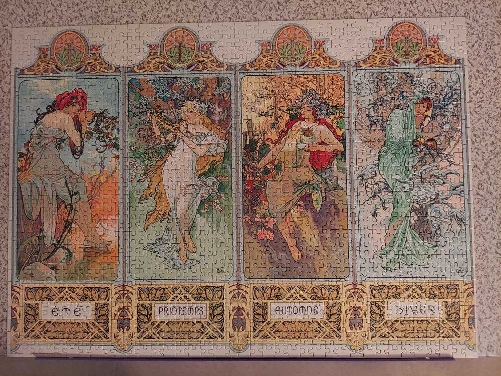 Four Seasons: Variant 3 - Eurographics 🇺🇸 puzzle collectible [Barcode 628136608244] - Main Image 2