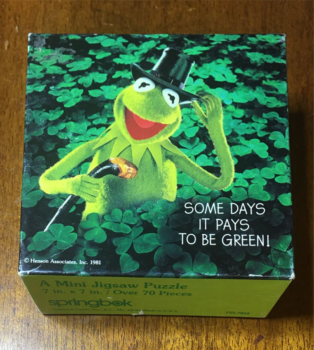Erin Go Frog! - Mini - Springbok puzzle collectible - Main Image 2