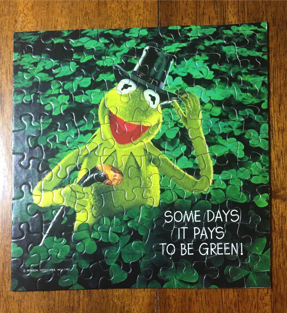 Erin Go Frog! - Mini - Springbok puzzle collectible - Main Image 3