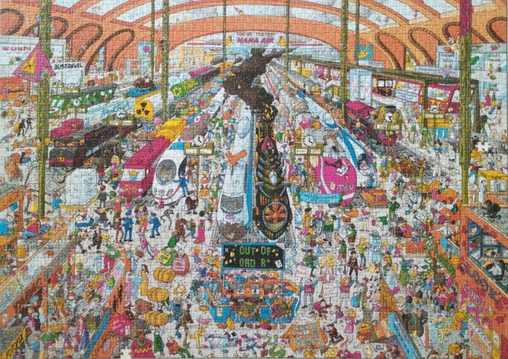 Train Station - HEYE puzzle collectible [Barcode 4001689297305] - Main Image 3