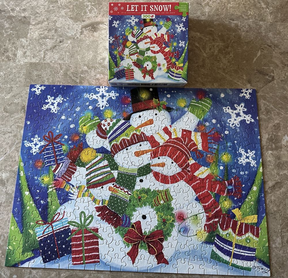 Snowman Family*^ - Ceaco puzzle collectible [Barcode 021081222853] - Main Image 2