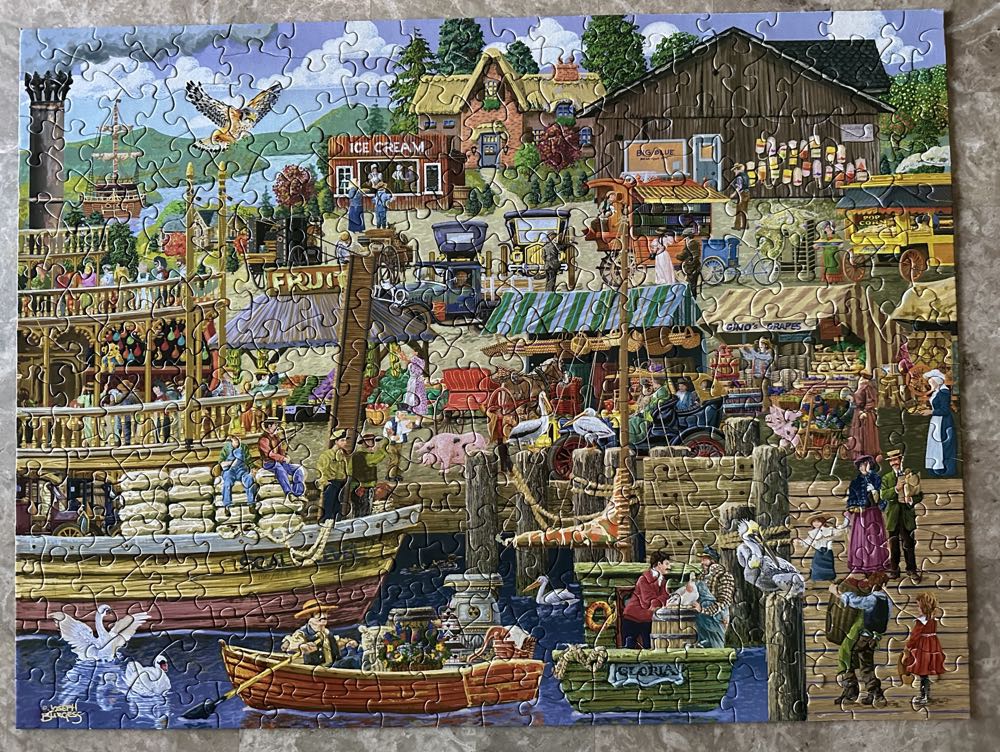 Port Side Market - Bits & Pieces puzzle collectible [Barcode 192949044624] - Main Image 3