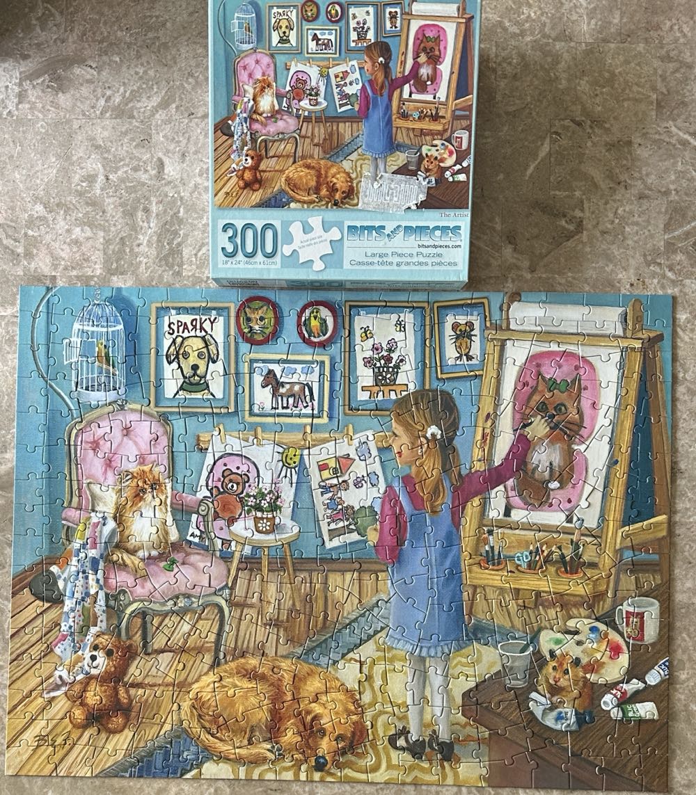 The Artist - Bits & Pieces puzzle collectible [Barcode 704812114145] - Main Image 2