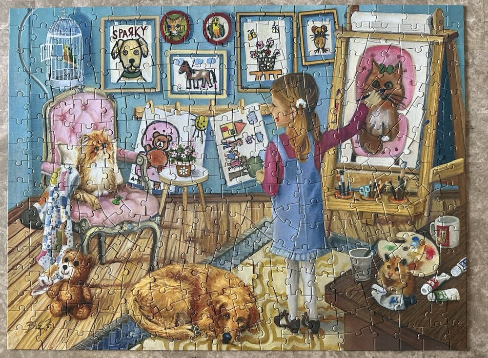 The Artist - Bits & Pieces puzzle collectible [Barcode 704812114145] - Main Image 3