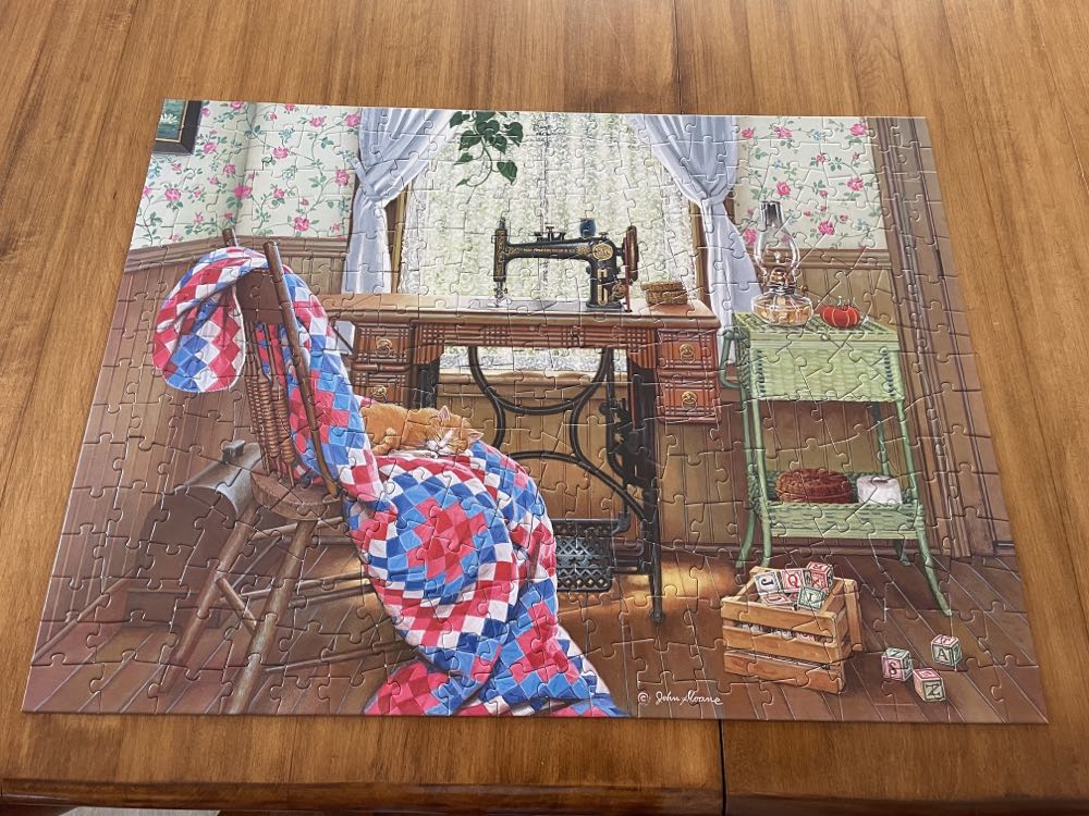 Sewing Corner - Bits & Pieces puzzle collectible [Barcode 192949017994] - Main Image 2