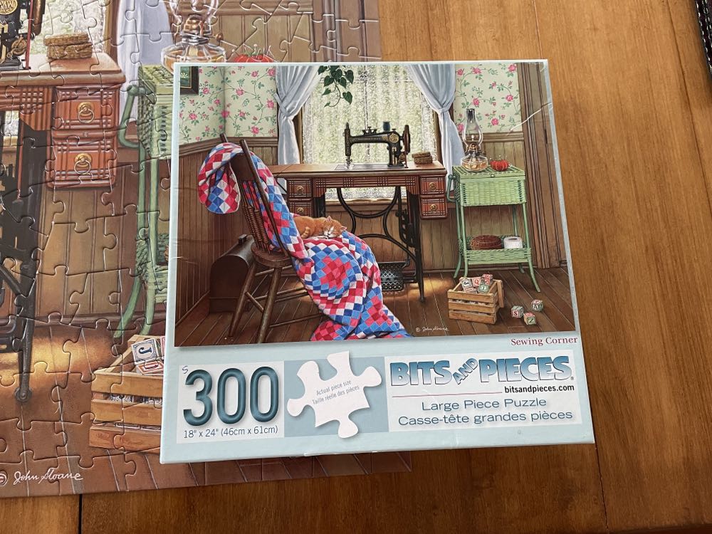 Sewing Corner - Bits & Pieces puzzle collectible [Barcode 192949017994] - Main Image 4