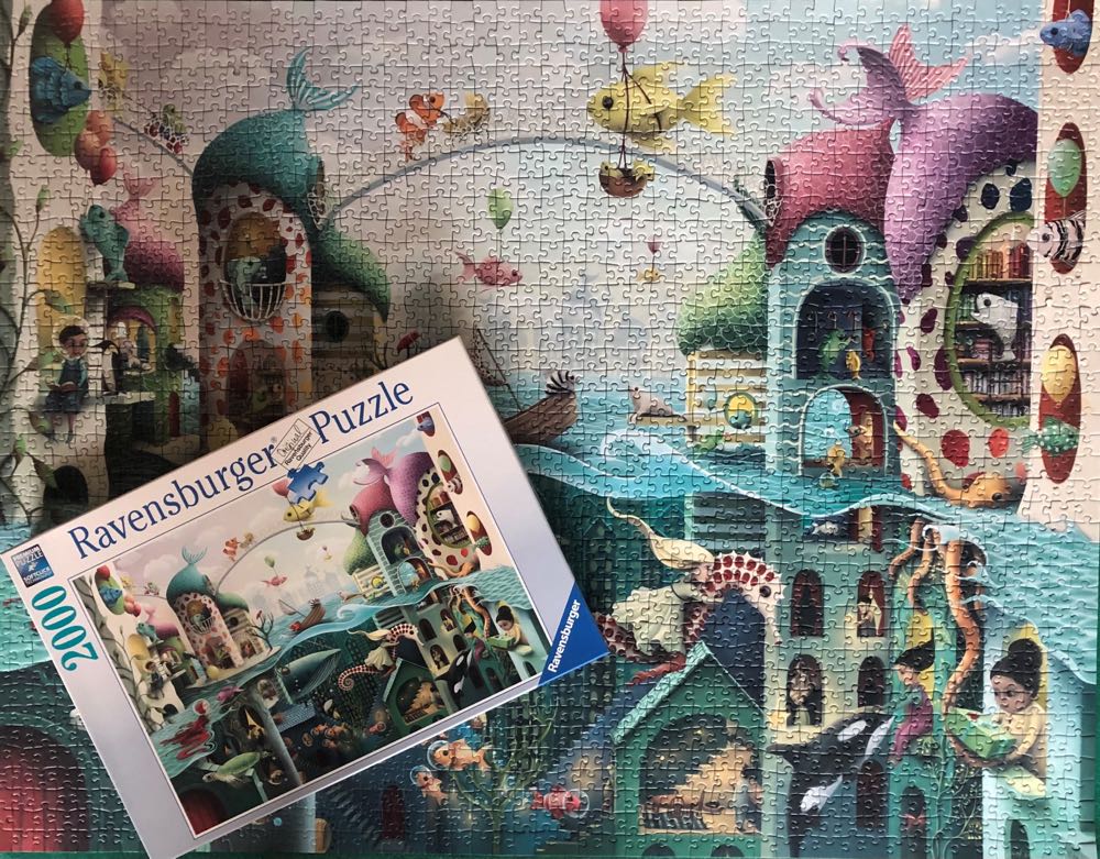 If Fish Could Walk 🤷‍♀️🚪 - Ravensburger puzzle collectible [Barcode 4005556168231] - Main Image 4