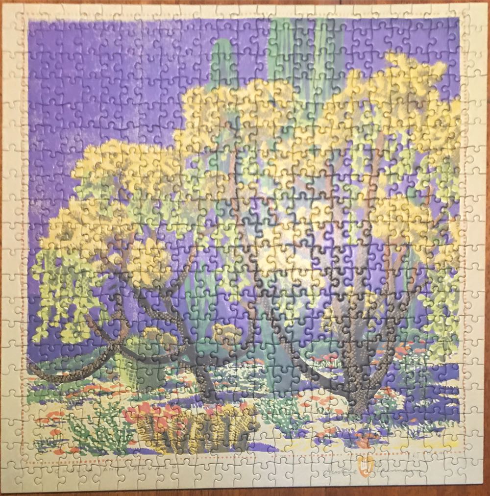 Cholla and Sahuaro - Pomegranate puzzle collectible [Barcode 717195245740] - Main Image 3