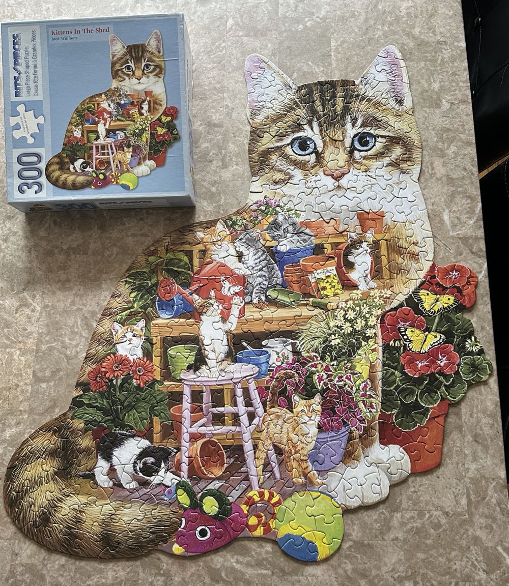 Kittens In The Shed - Bits & Pieces puzzle collectible [Barcode 704812402358] - Main Image 2
