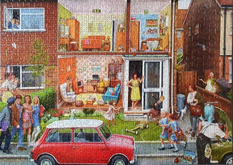 Memory Lane - Our House 1960s - Gibsons puzzle collectible [Barcode 5012269070590] - Main Image 3