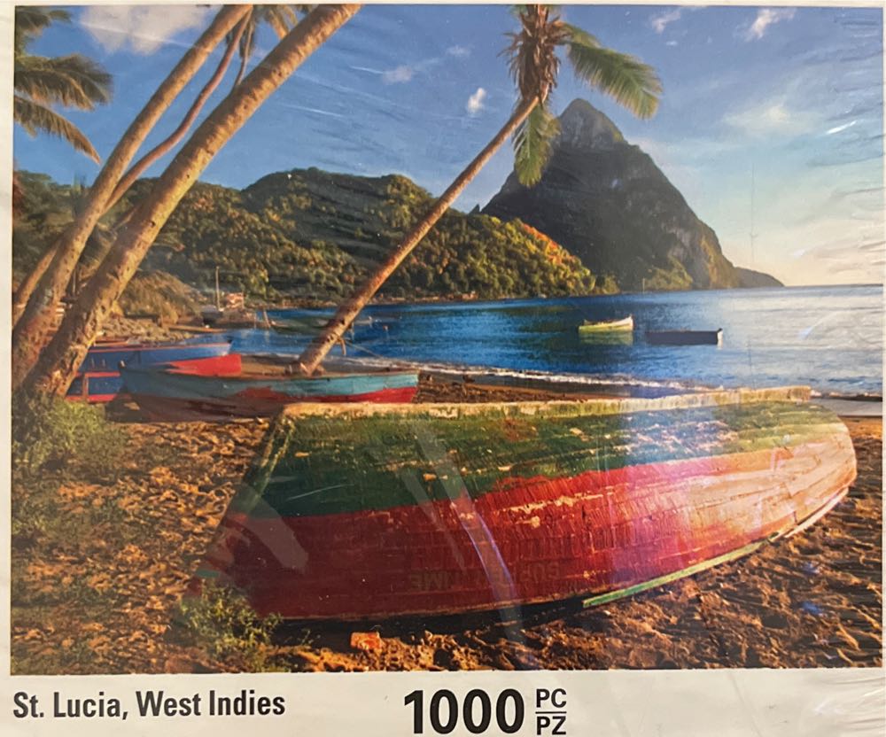 St. Lucia West Indies - Majestic Puzzles puzzle collectible [Barcode 091683106837] - Main Image 2