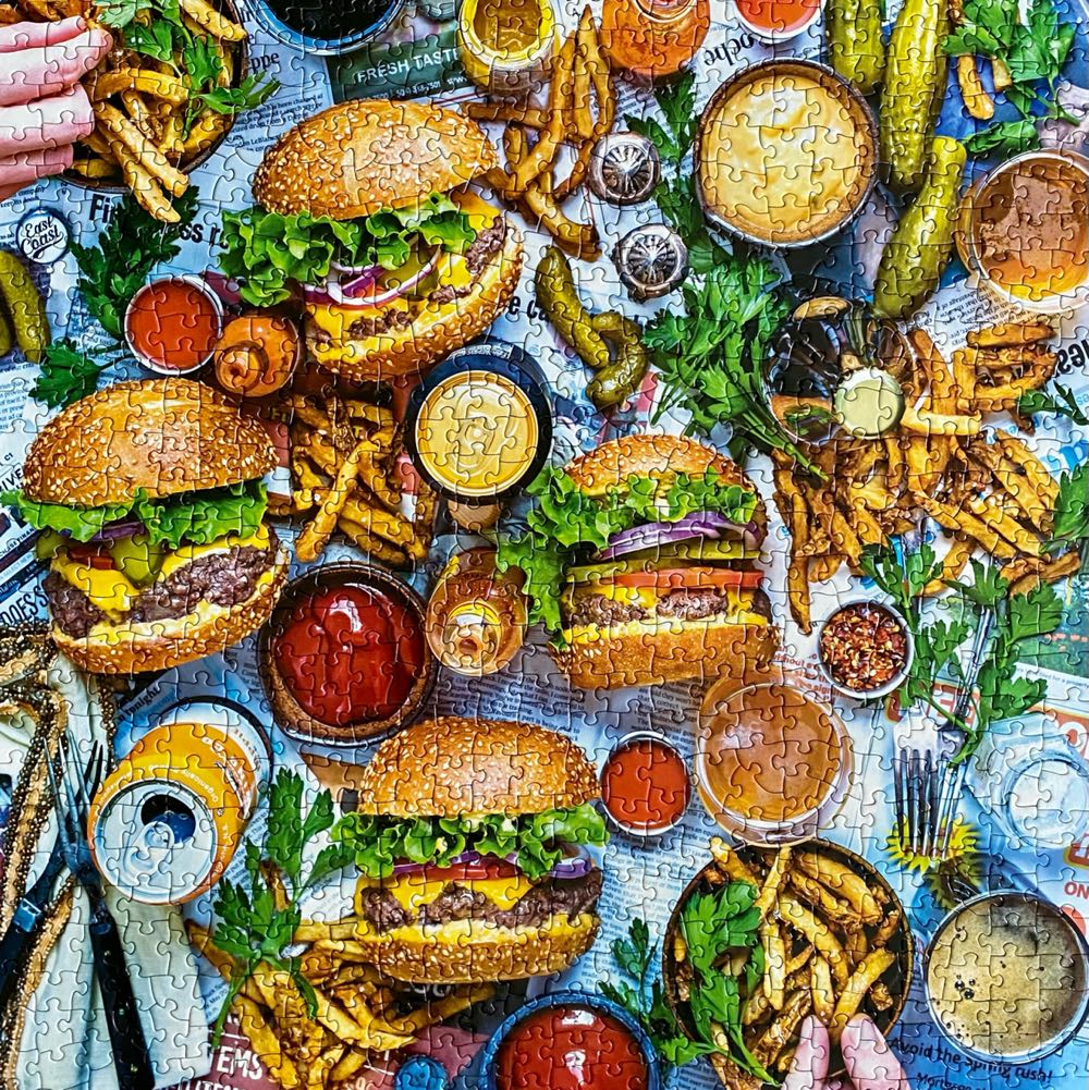 Burger Party - Cra-Z-Art puzzle collectible [Barcode 4895145430210] - Main Image 2