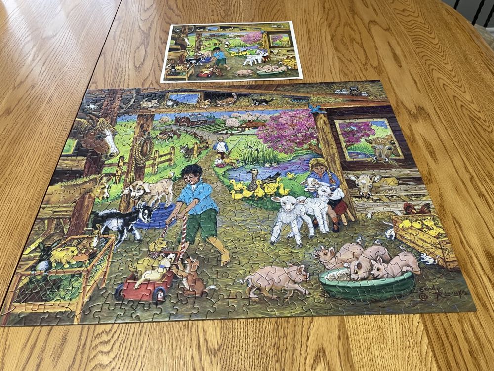 Fun On The Farm 4 In1(UV) - Bits & Pieces puzzle collectible [Barcode 192949046918] - Main Image 2