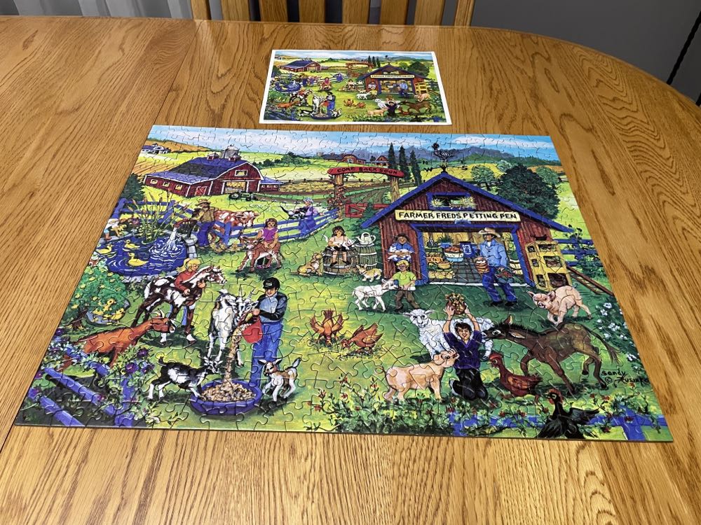 Fun On The Farm 4 In1(UV) - Bits & Pieces puzzle collectible [Barcode 192949046918] - Main Image 3