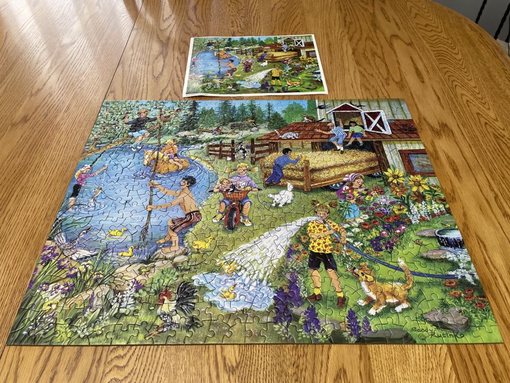 Fun On The Farm 4 In1(UV) - Bits & Pieces puzzle collectible [Barcode 192949046918] - Main Image 4