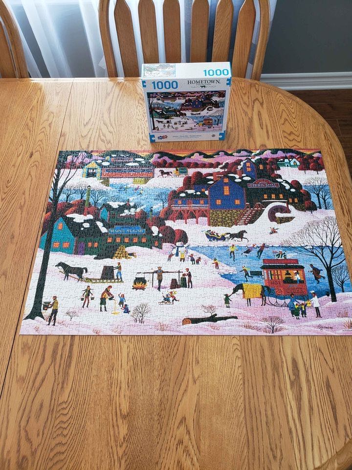 Maple Sugaring** - Rose Art puzzle collectible [Barcode 072348092009] - Main Image 2