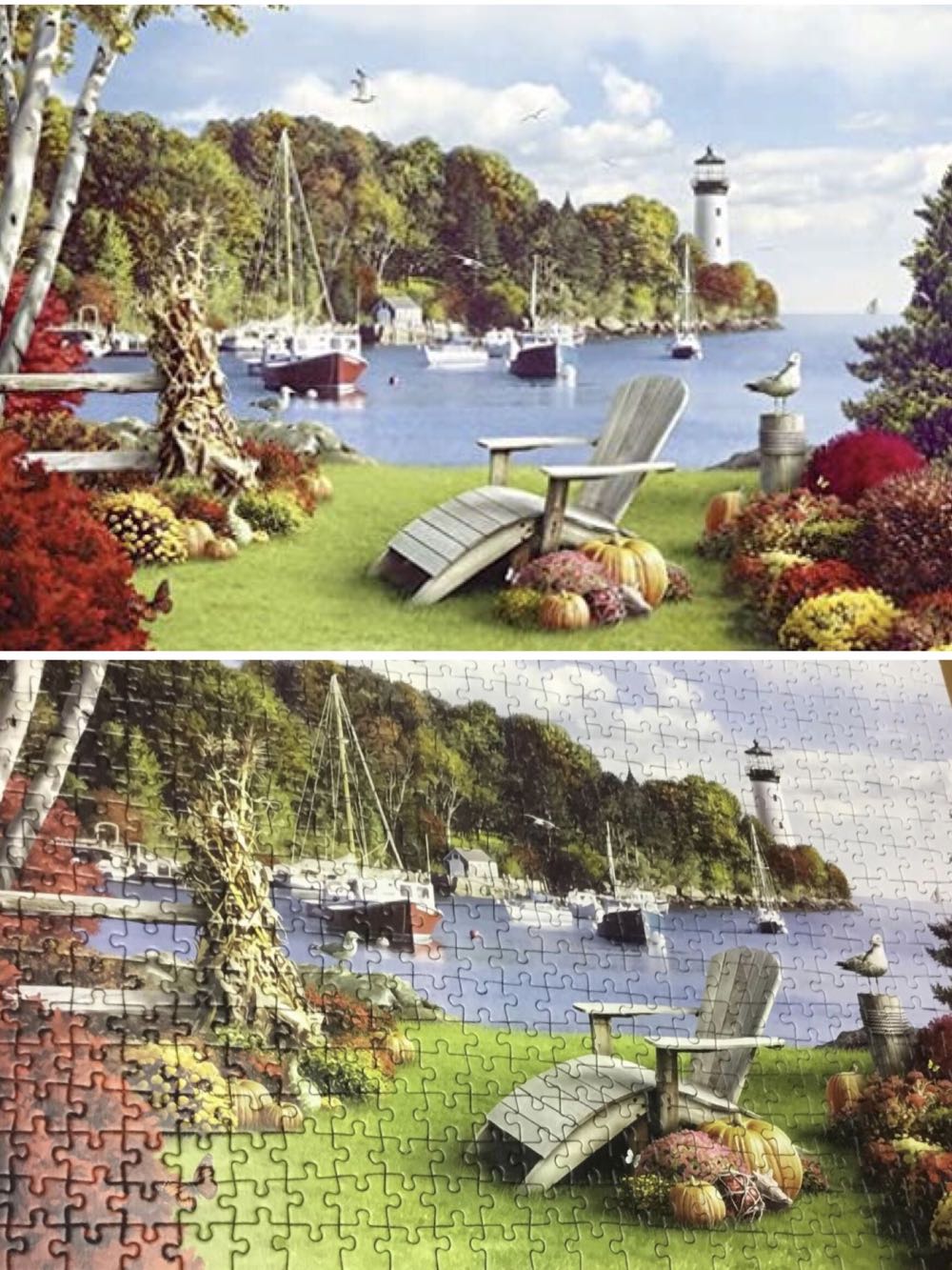 Calm Waters - Gibsons puzzle collectible [Barcode 5012269008715] - Main Image 2