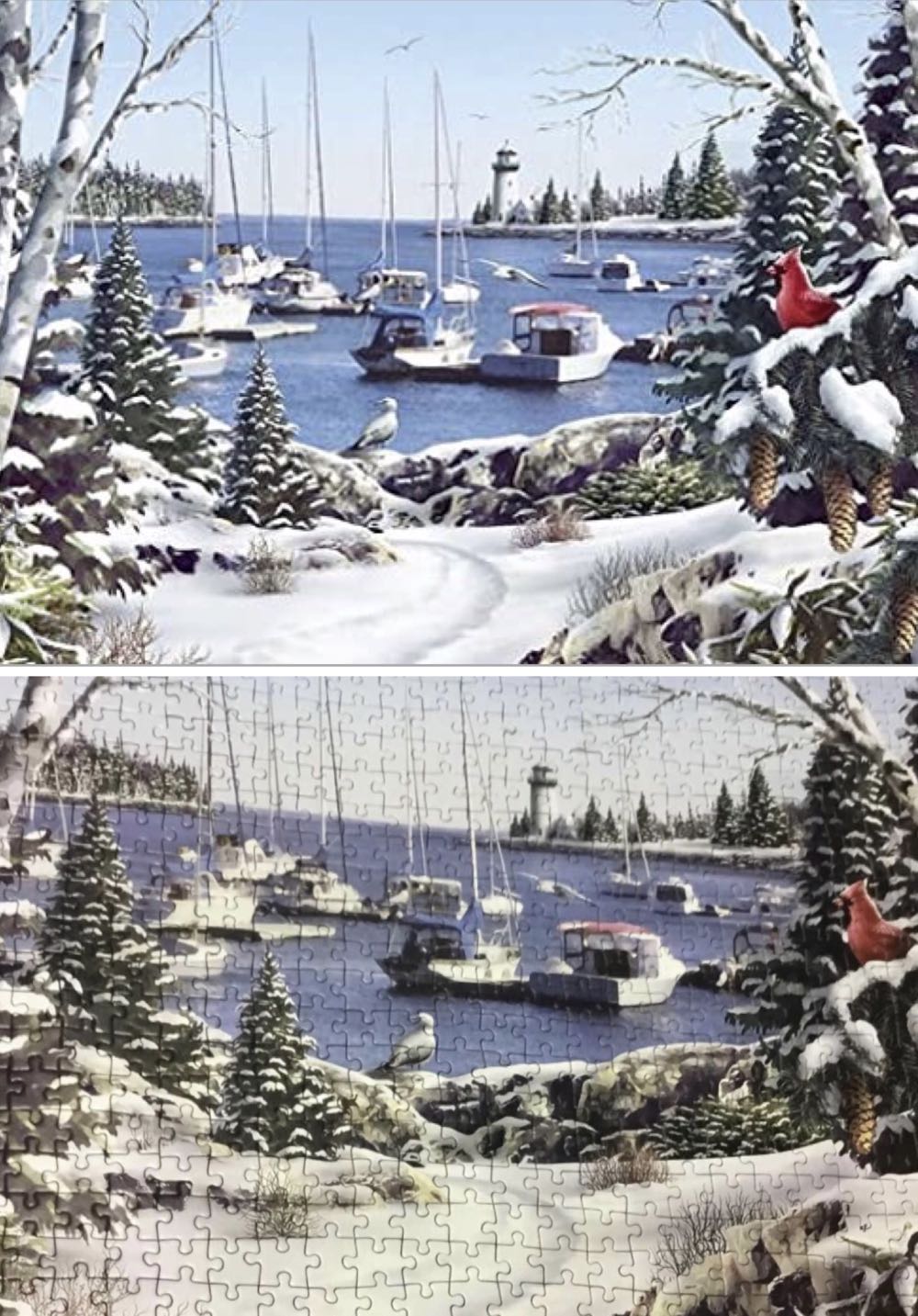 Calm Waters - Gibsons puzzle collectible [Barcode 5012269008715] - Main Image 3