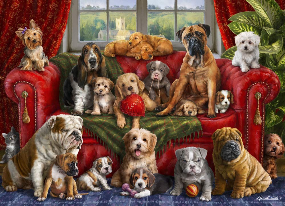 Love My Dogs - Vermont Christmas Company puzzle collectible [Barcode 819273022783] - Main Image 2