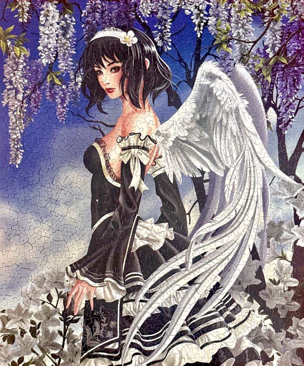 Angels and Flowers - SunsOut 🇺🇸 puzzle collectible [Barcode 796780676886] - Main Image 2