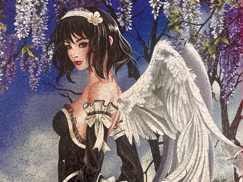 Angels and Flowers - SunsOut 🇺🇸 puzzle collectible [Barcode 796780676886] - Main Image 3