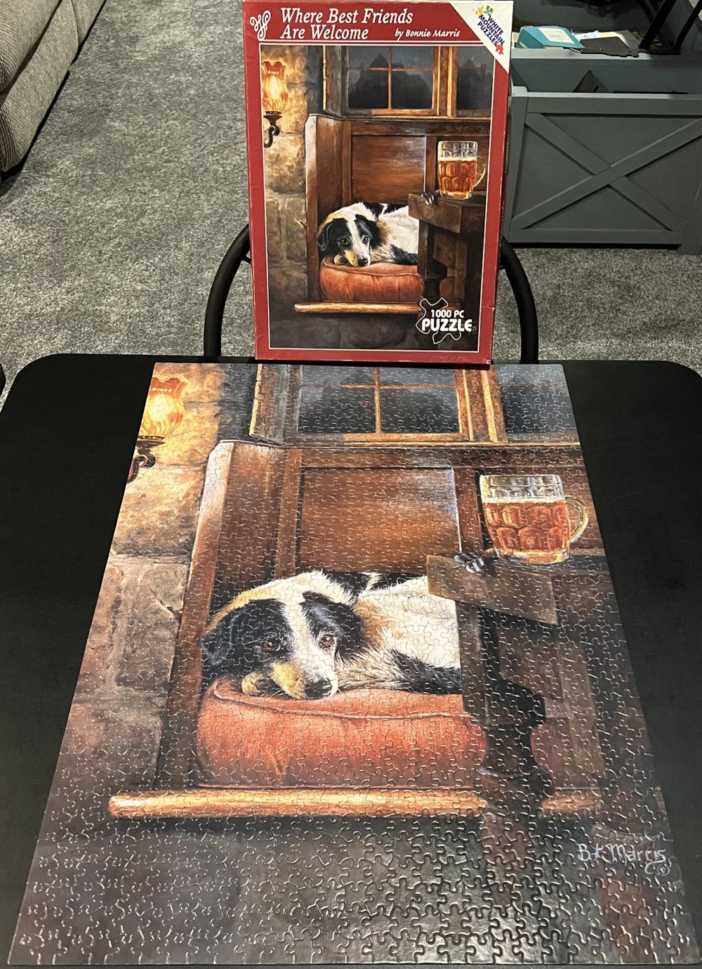 Where Best Friends Are Welcome*- NEW! - White Mountain Puzzles puzzle collectible [Barcode 724819247813] - Main Image 3