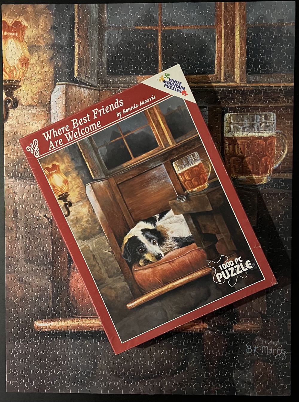 Where Best Friends Are Welcome*- NEW! - White Mountain Puzzles puzzle collectible [Barcode 724819247813] - Main Image 4