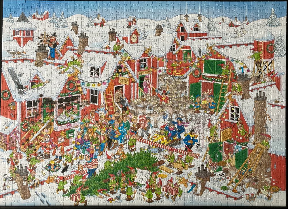 Het Dorp Van De Kerstman 20075 - Jumbo 1000 puzzle collectible [Barcode 8710126200759] - Main Image 2