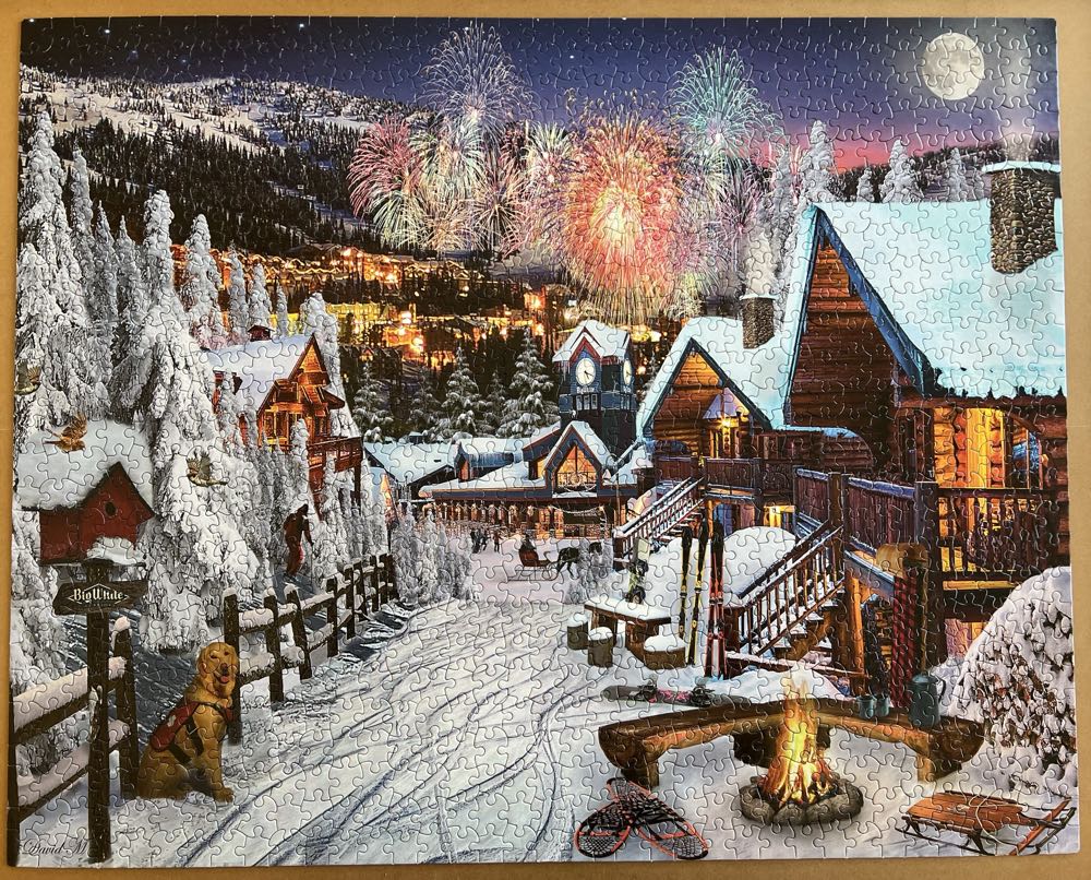 Winter Playground - Vermont Christmas Company 🇺🇸 puzzle collectible [Barcode 819273021427] - Main Image 2