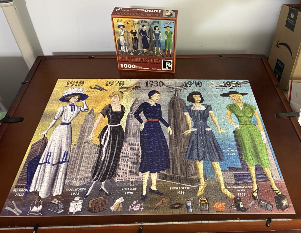 The American Century - RareRetro puzzle collectible [Barcode 860007518508] - Main Image 2