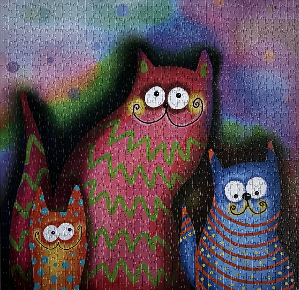 Colorful Cats - Better Me puzzle collectible [Barcode 0780847785574] - Main Image 2