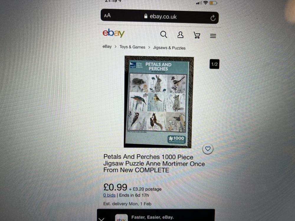 Petals And Perches  puzzle collectible - Main Image 1