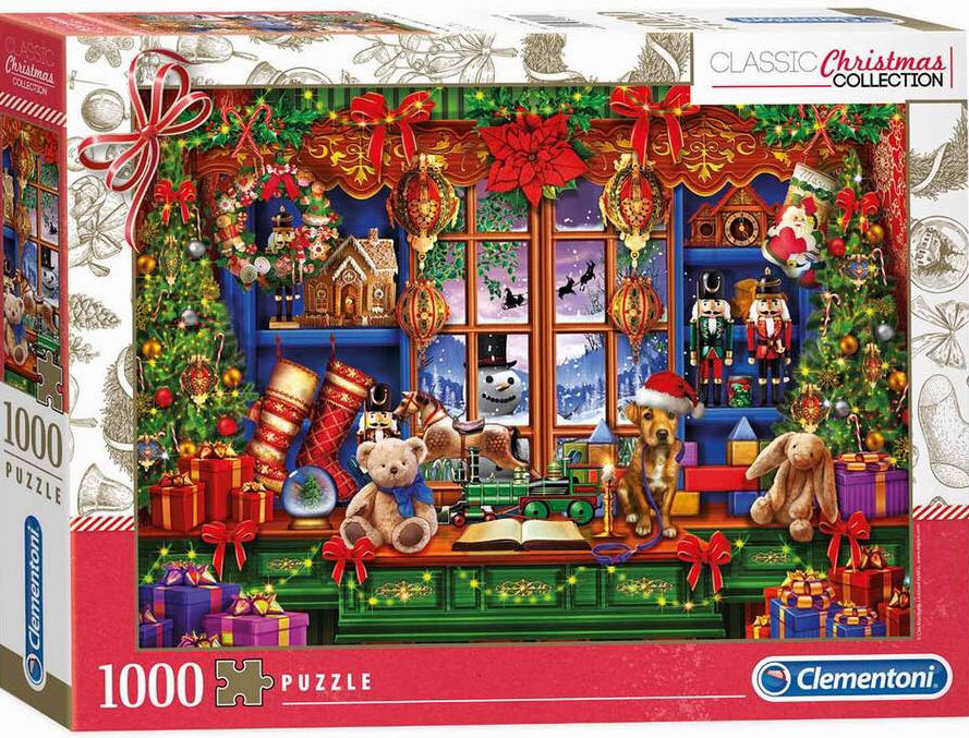 Ye Old Christmas Shoppe - Clementoni puzzle collectible [Barcode 8005125395811] - Main Image 3
