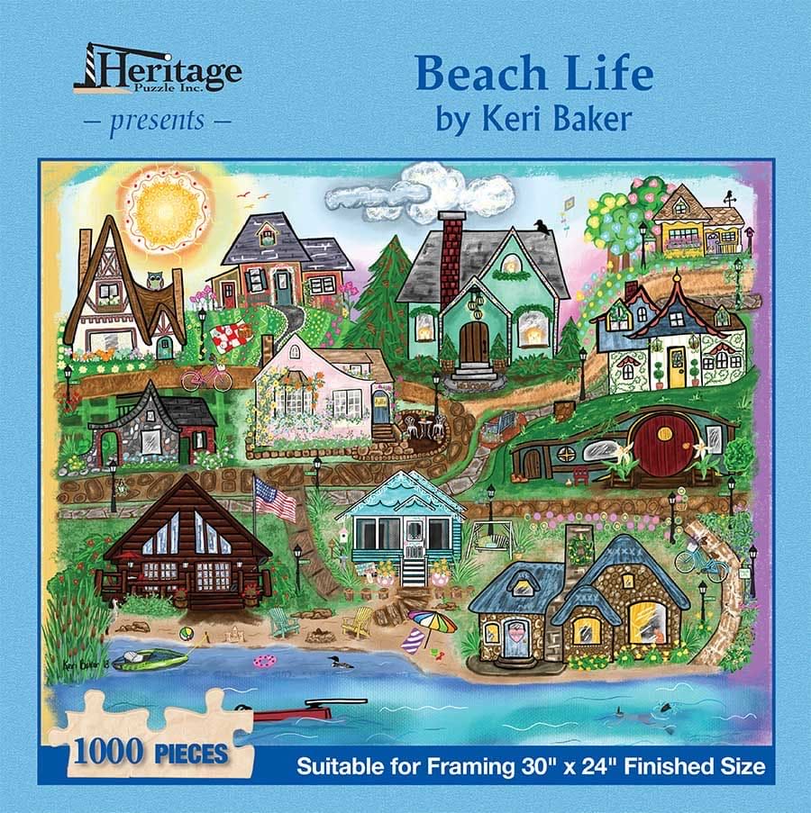 Beach Life - Heritage Puzzles puzzle collectible [Barcode 654497307069] - Main Image 2