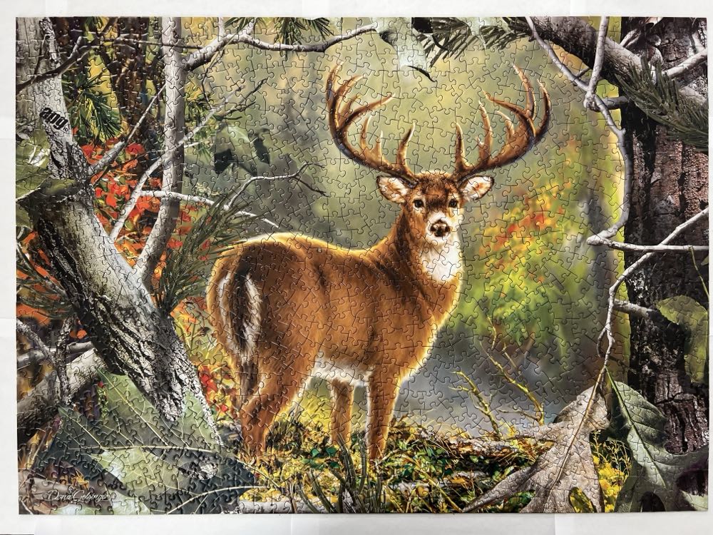Backcountry Buck - Master Pieces puzzle collectible [Barcode 705988717512] - Main Image 2