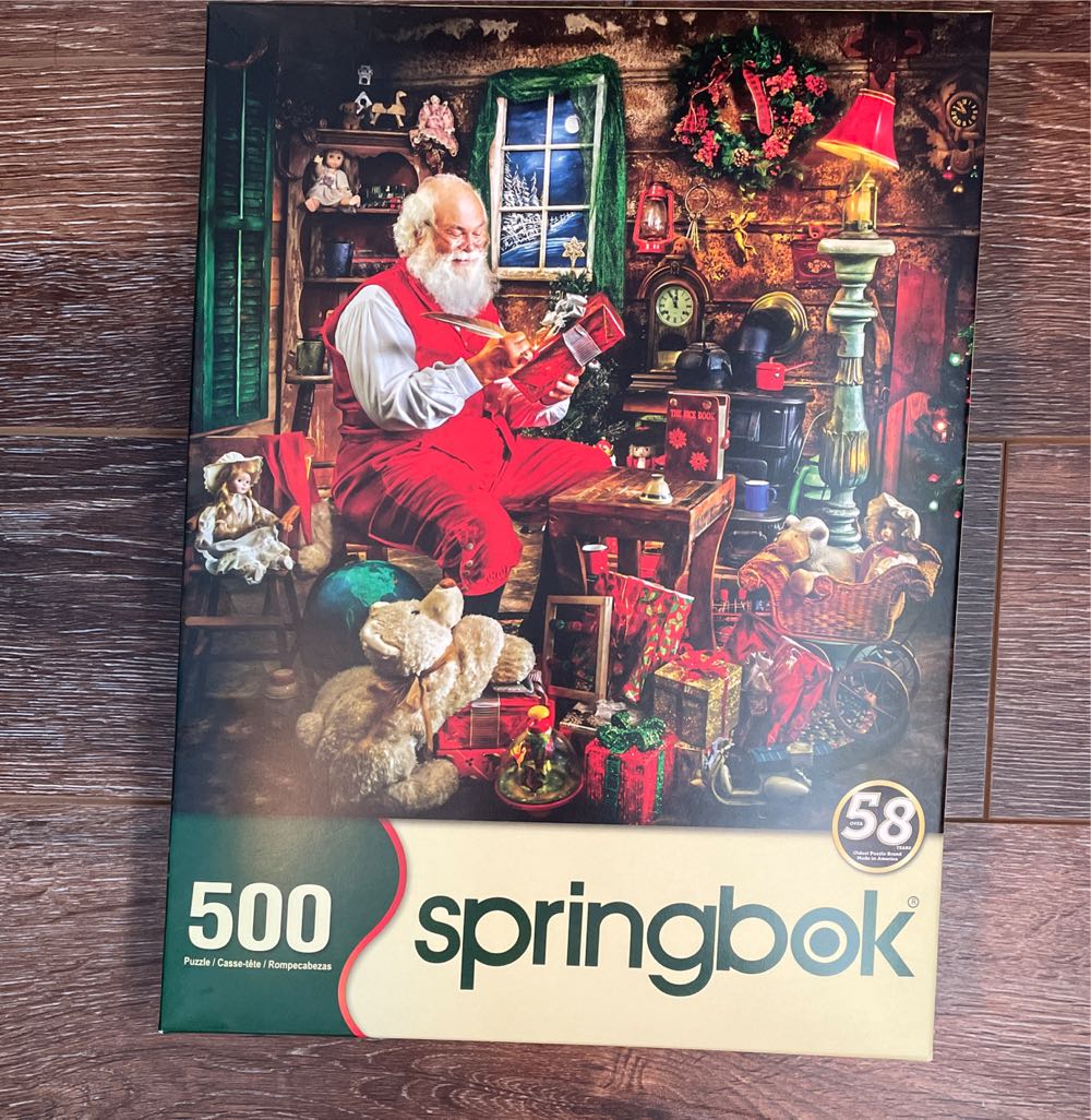 Santa’s Shop - Springbok 🇺🇸 puzzle collectible [Barcode 091683025428] - Main Image 3