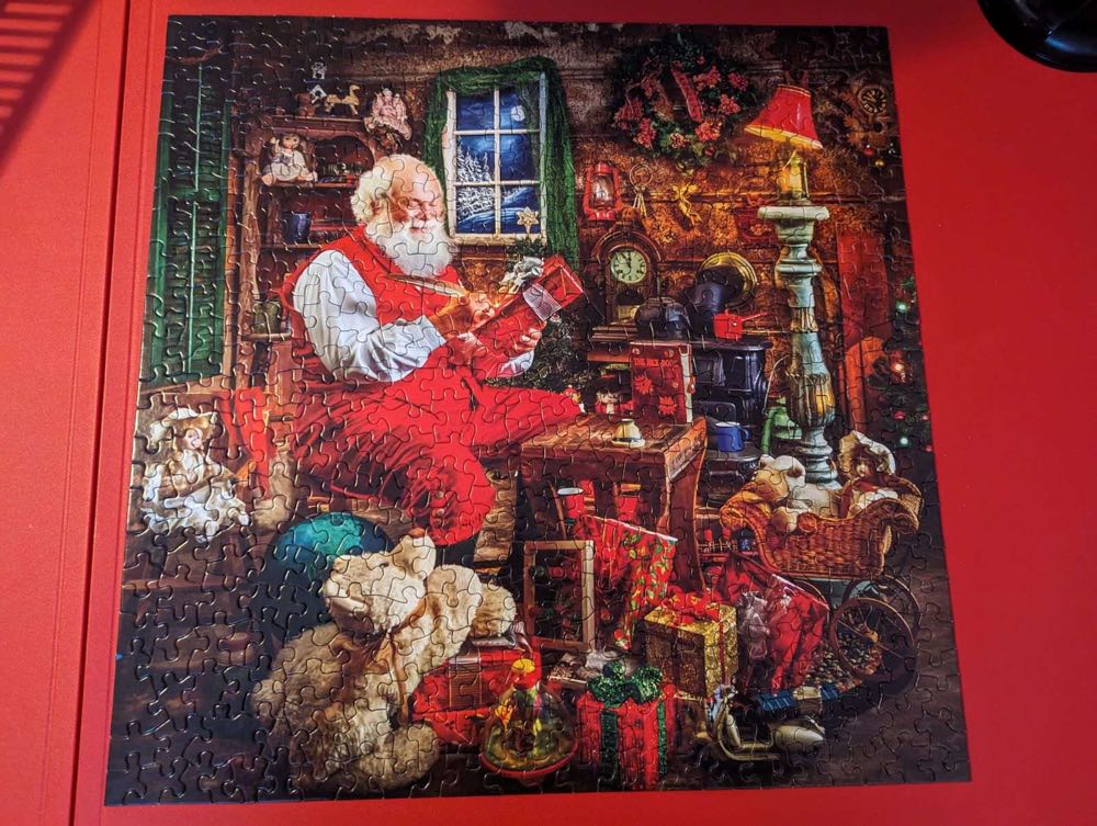 Santa’s Shop - Springbok 🇺🇸 puzzle collectible [Barcode 091683025428] - Main Image 4