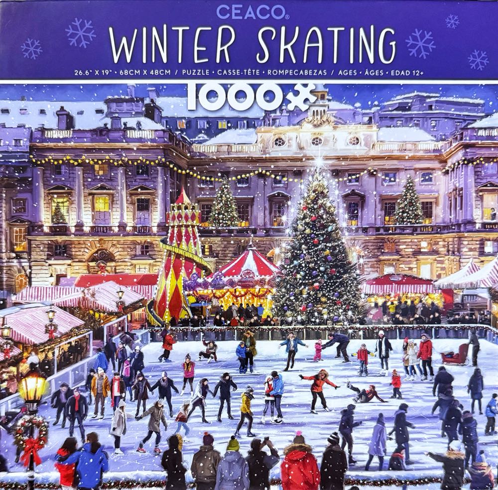 Winter Skating - Ceaco puzzle collectible [Barcode 021081333184] - Main Image 2