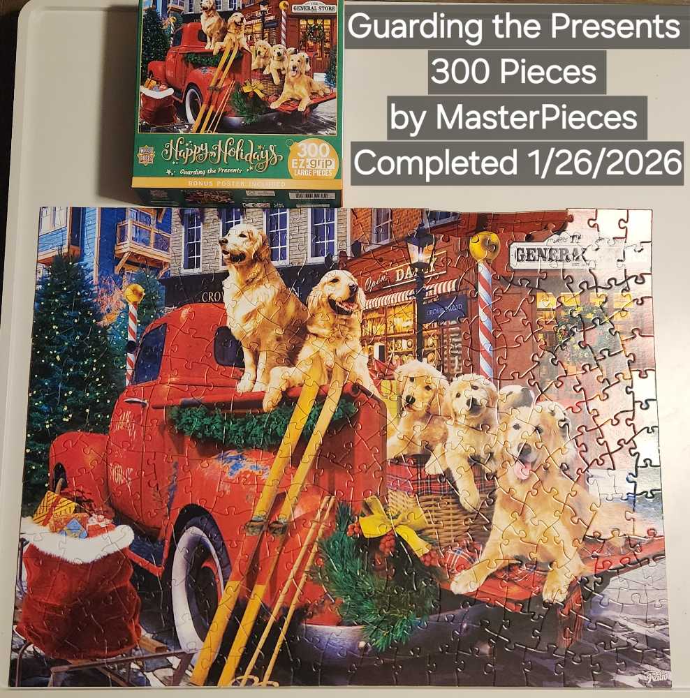 Guarding The Presents - Masterpieces, Inc. puzzle collectible [Barcode 705988322389] - Main Image 2