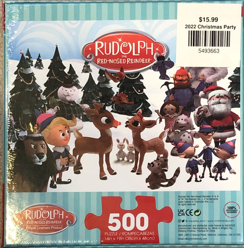 Rudolph The Red-Nosed Reindeer  - Christmas puzzle collectible [Barcode 840391164383] - Main Image 2