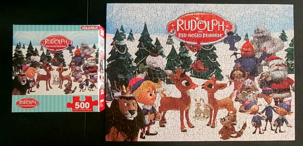 Rudolph The Red-Nosed Reindeer  - Christmas puzzle collectible [Barcode 840391164383] - Main Image 3