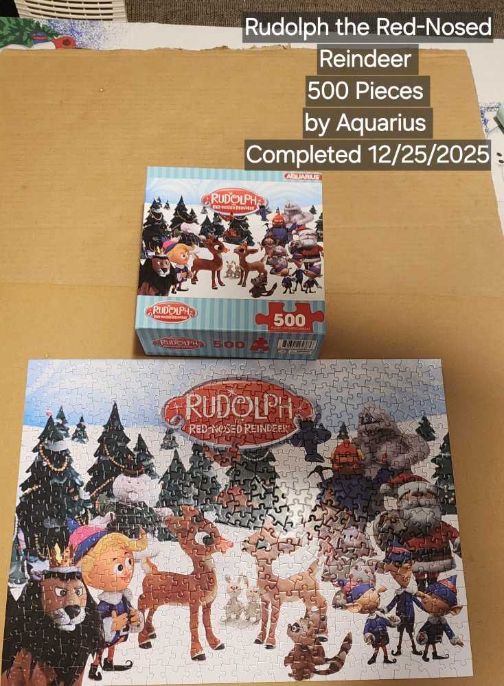 Rudolph The Red-Nosed Reindeer  - Christmas puzzle collectible [Barcode 840391164383] - Main Image 4