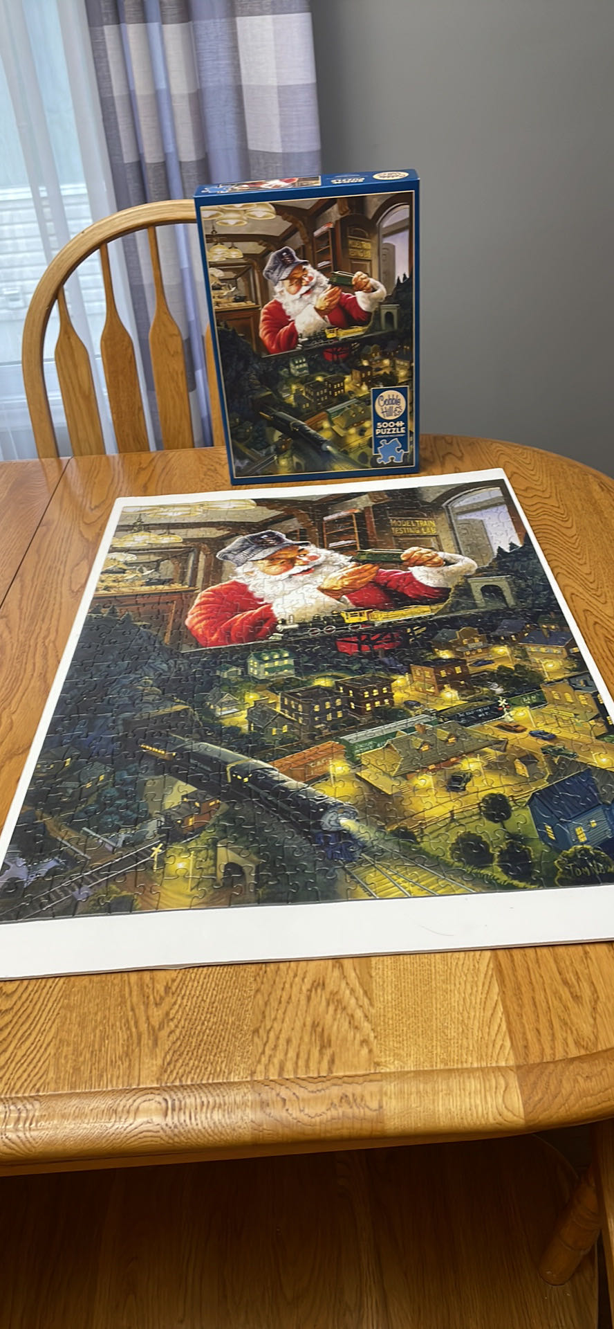 Santa’s Railway - Cobble Hill puzzle collectible [Barcode 625012850667] - Main Image 2