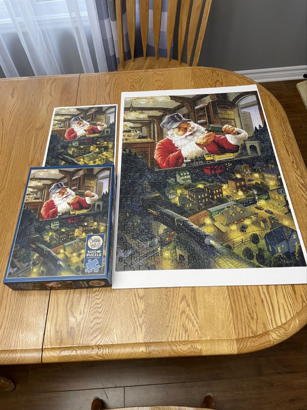 Santa’s Railway - Cobble Hill puzzle collectible [Barcode 625012850667] - Main Image 3