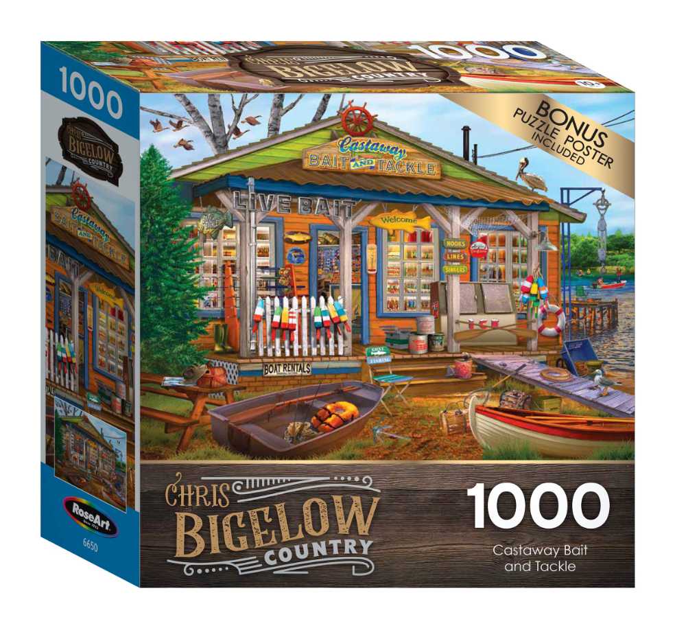 Castaway Bait And Tackle - RoseArt puzzle collectible [Barcode 4895145435475] - Main Image 2