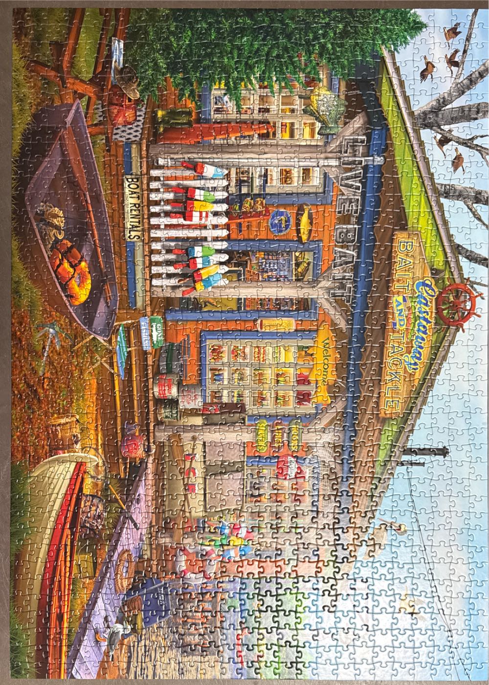 Castaway Bait And Tackle - RoseArt puzzle collectible [Barcode 4895145435475] - Main Image 3