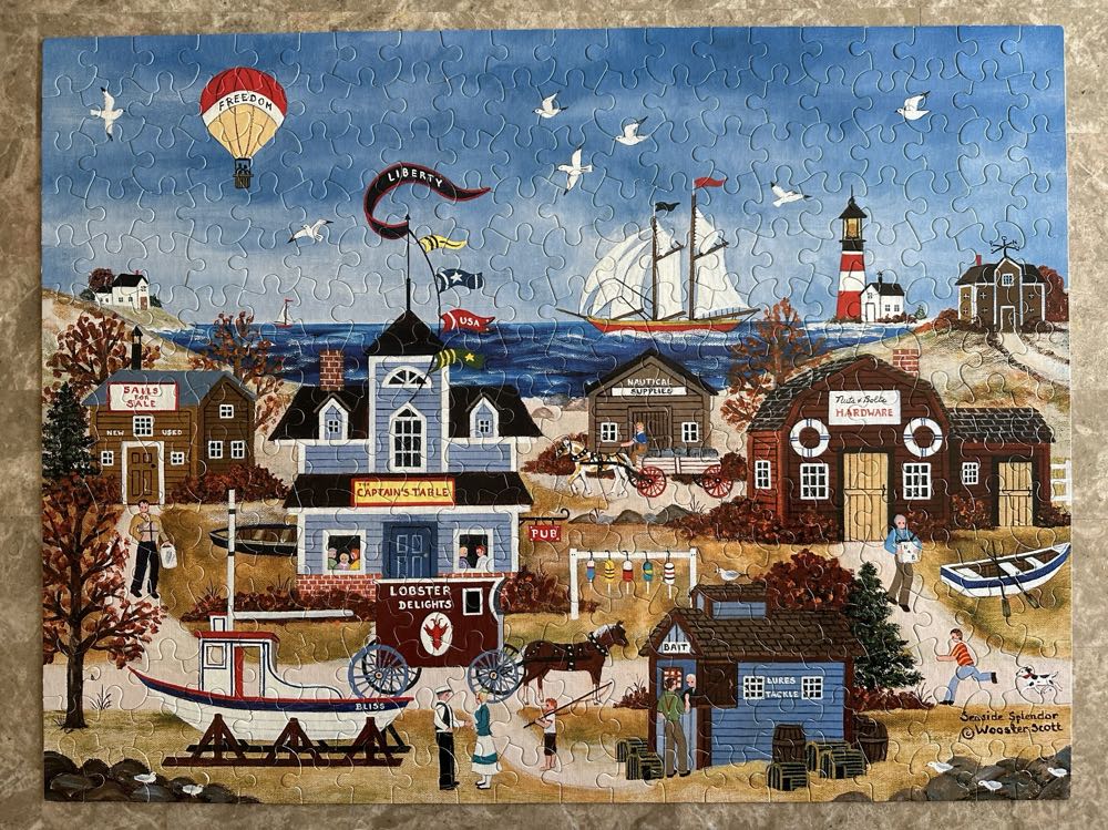 Seaside Splendor - Ceaco puzzle collectible [Barcode 021081220439] - Main Image 3