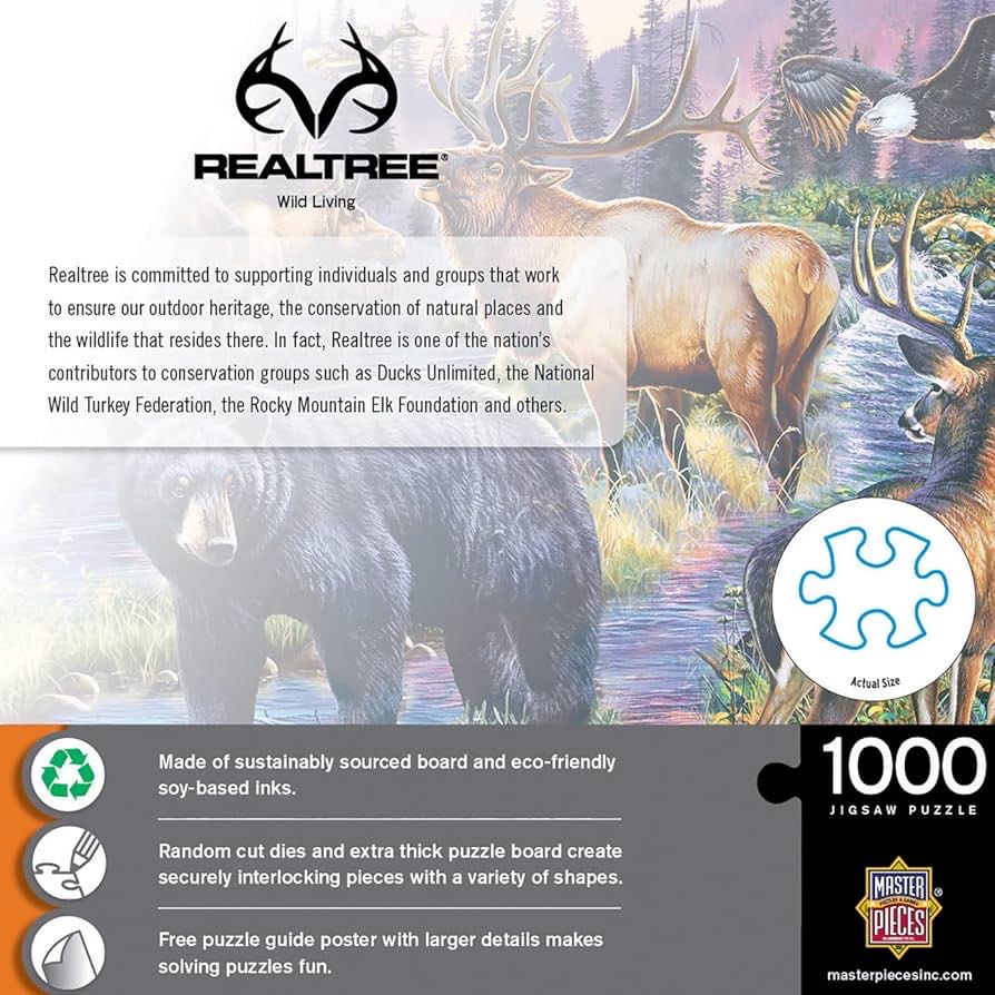 Wild Living - Master Pieces puzzle collectible [Barcode 705988719400] - Main Image 3