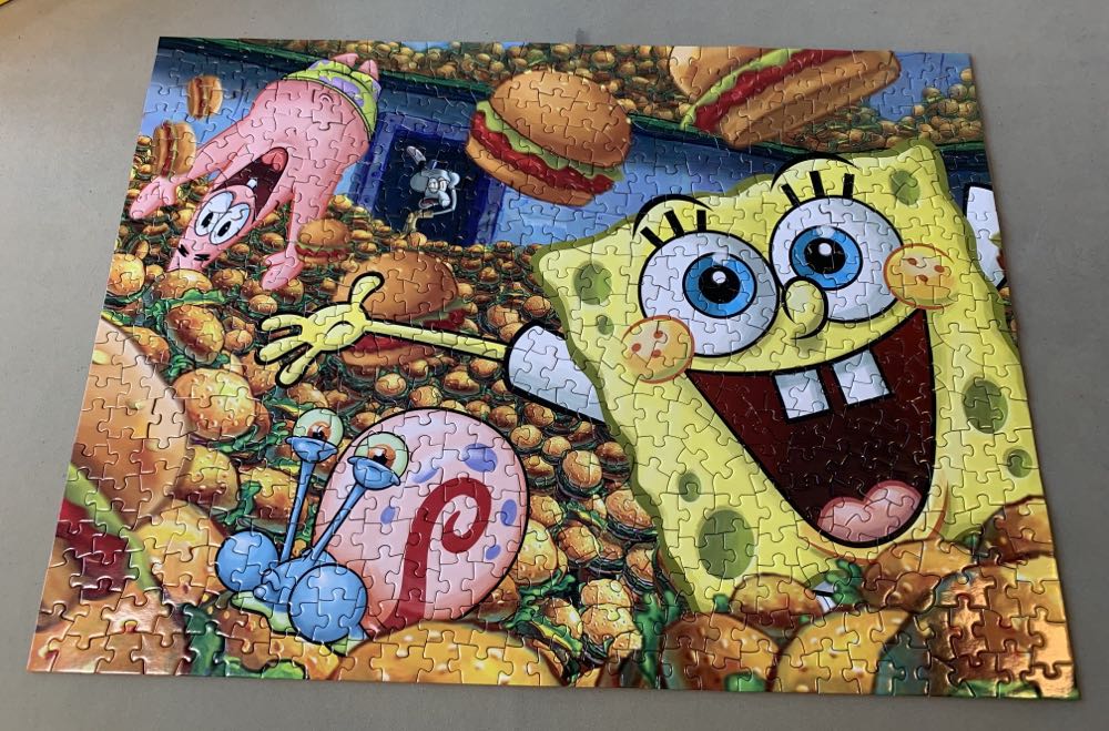 0127 Aquarius: SpongeBob Squarepants - Aquarius puzzle collectible [Barcode 840391120464] - Main Image 2